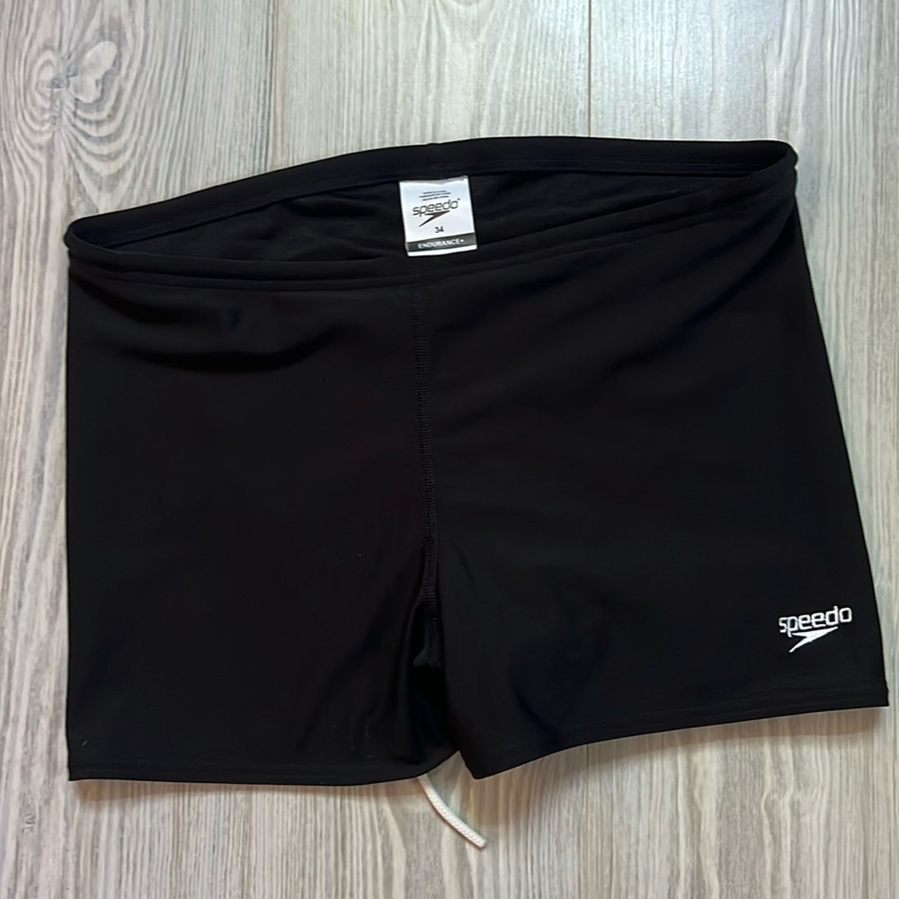 Speedo Men's Swimsuit Brief Endurance+ Splice Team Black Size: 34